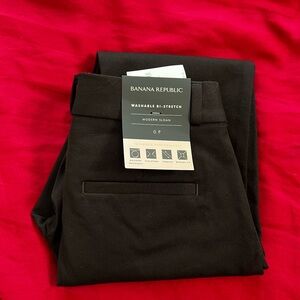 Banana Republic Modern Sloan Black Pants